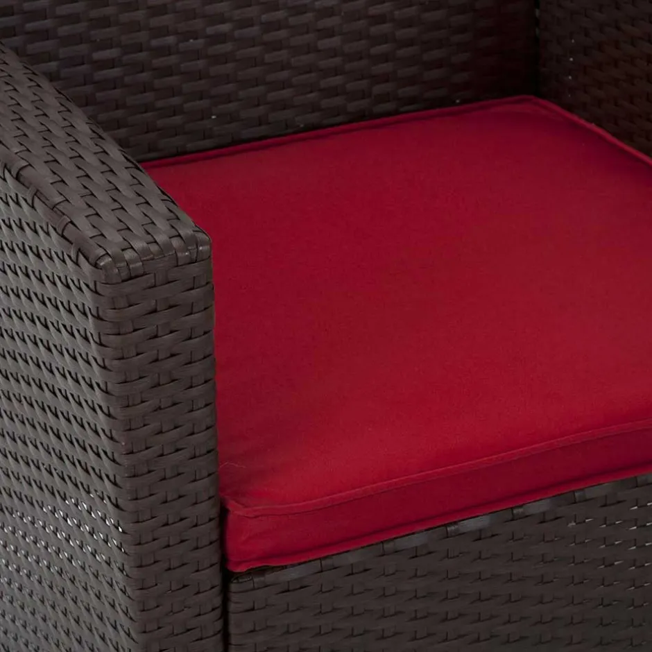 Gartenmöbel Set in Dunkelbraun - Tioroda (vierteilig)^Wohnen Hot