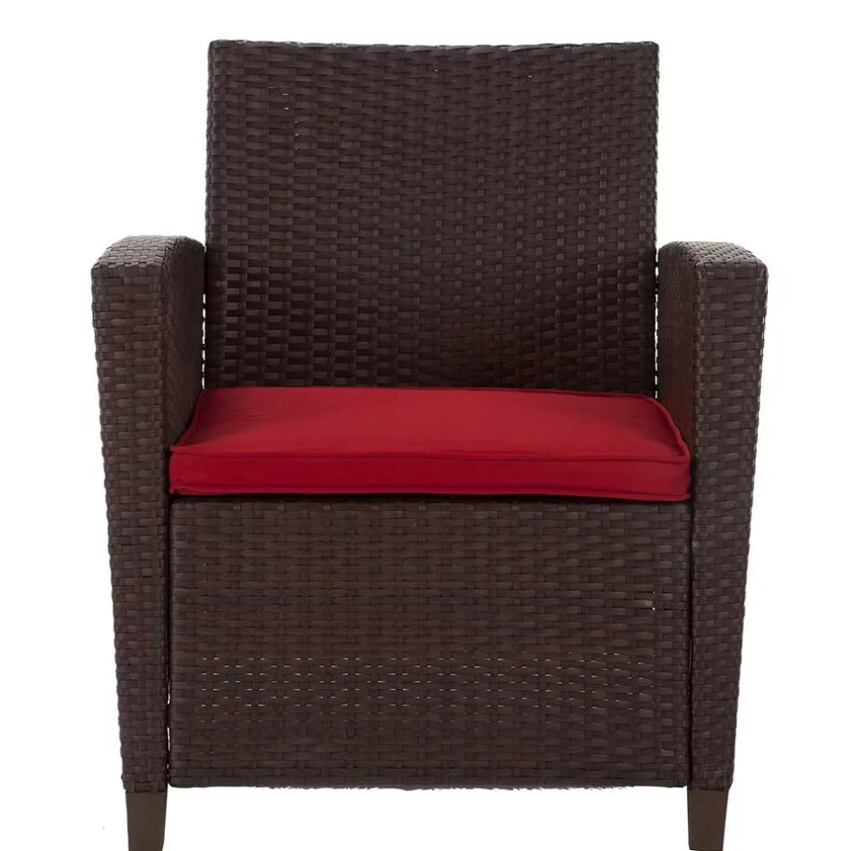 Gartenmöbel Set in Dunkelbraun - Tioroda (vierteilig)^Wohnen Hot