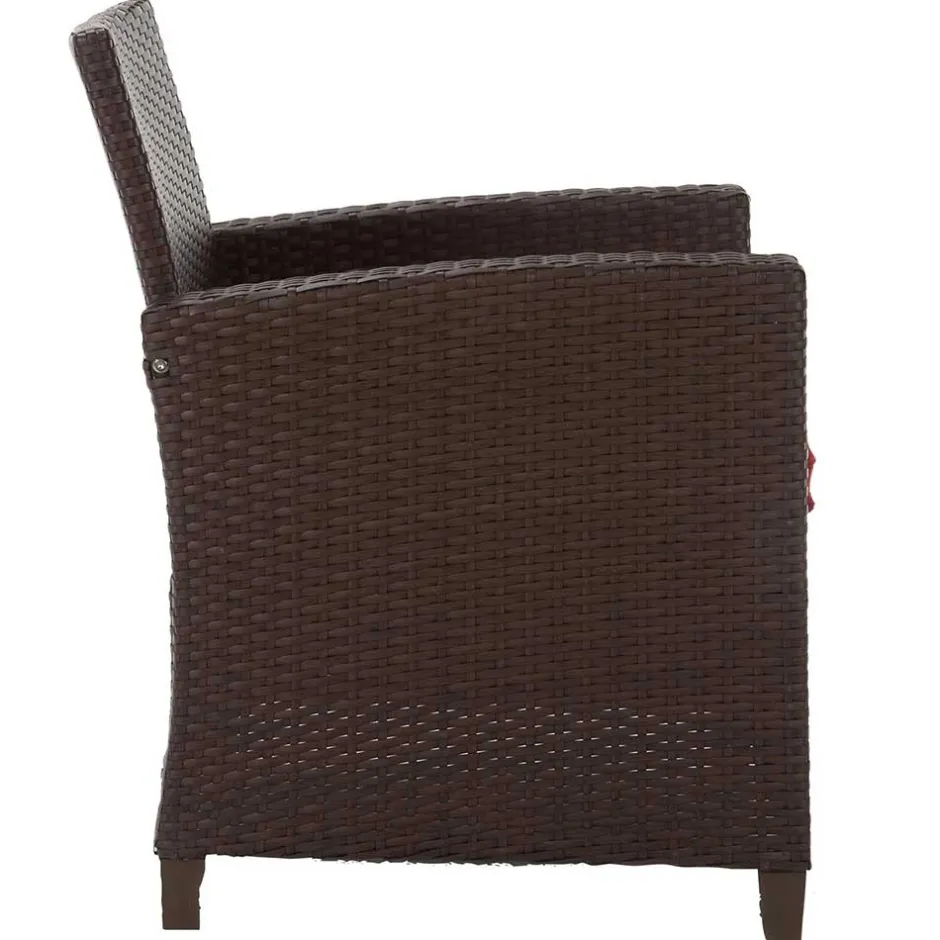 Gartenmöbel Set in Dunkelbraun - Tioroda (vierteilig)^Wohnen Hot