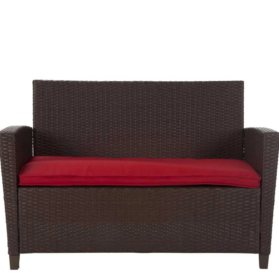 Gartenmöbel Set in Dunkelbraun - Tioroda (vierteilig)^Wohnen Hot