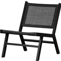 Gartensessel ohne Armlehnen in Schwarz - Saragoza^Wohnen Hot