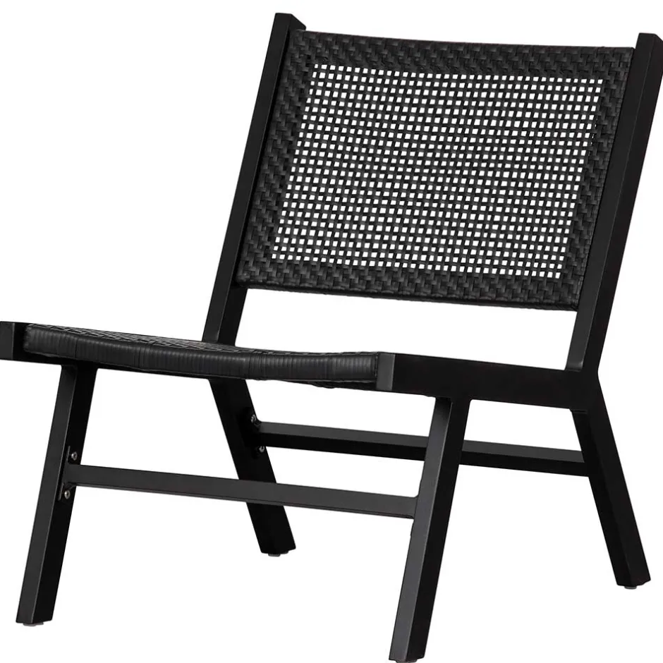 Gartensessel ohne Armlehnen in Schwarz - Saragoza^Wohnen Hot