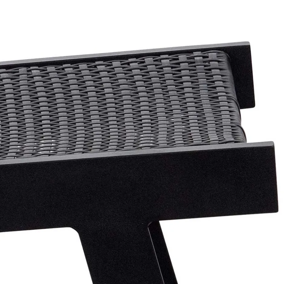 Gartensessel ohne Armlehnen in Schwarz - Saragoza^Wohnen Hot