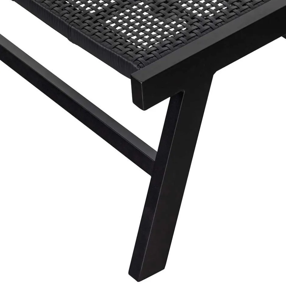 Gartensessel ohne Armlehnen in Schwarz - Saragoza^Wohnen Hot