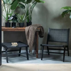 Gartensessel ohne Armlehnen in Schwarz - Saragoza^Wohnen Hot