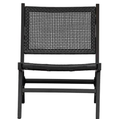 Gartensessel ohne Armlehnen in Schwarz - Saragoza^Wohnen Hot