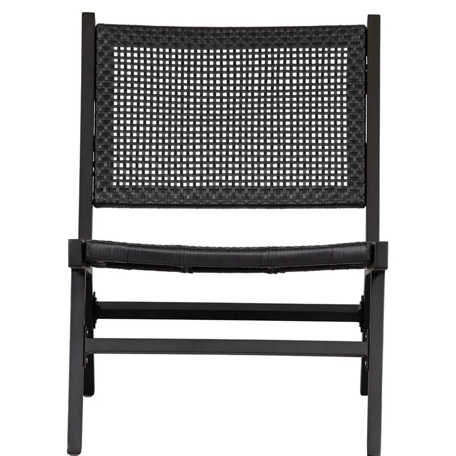 Gartensessel ohne Armlehnen in Schwarz - Saragoza^Wohnen Hot