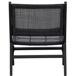 Gartensessel ohne Armlehnen in Schwarz - Saragoza^Wohnen Hot