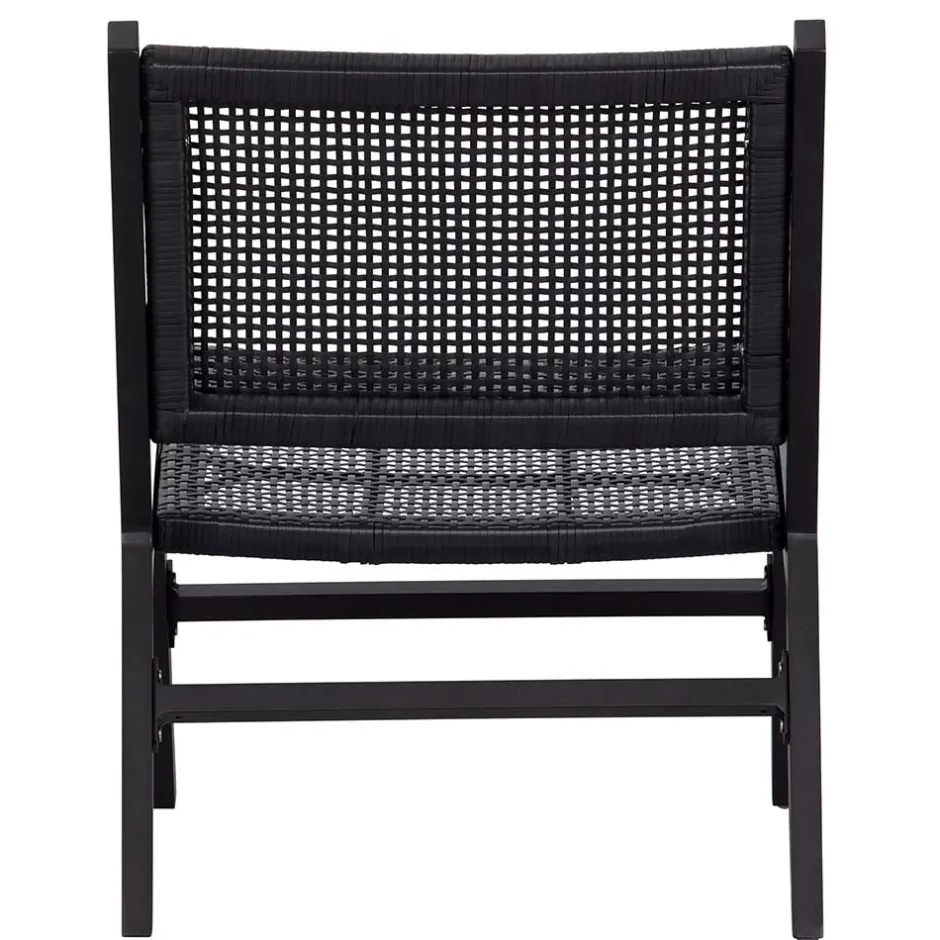 Gartensessel ohne Armlehnen in Schwarz - Saragoza^Wohnen Hot