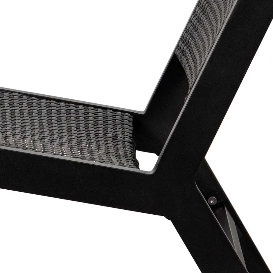 Gartensessel ohne Armlehnen in Schwarz - Saragoza^Wohnen Hot