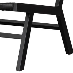 Gartensessel ohne Armlehnen in Schwarz - Saragoza^Wohnen Hot