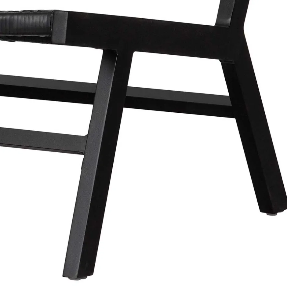 Gartensessel ohne Armlehnen in Schwarz - Saragoza^Wohnen Hot