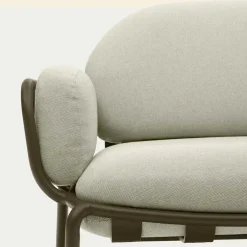 Gartensofa in Graugrün aus Metall - Ocna^Wohnen Online