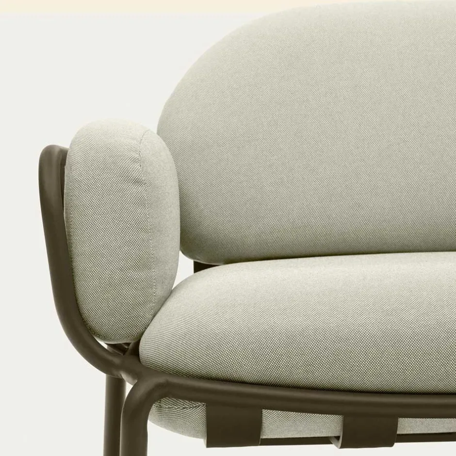 Gartensofa in Graugrün aus Metall - Ocna^Wohnen Online