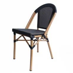 Gartenstühle aus Webstoff Schwarzbraun - Phantom (2er Set)^Wohnen Best