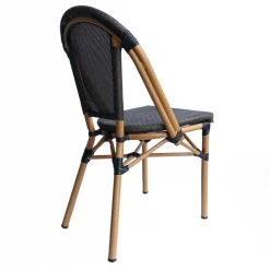 Gartenstühle aus Webstoff Schwarzbraun - Phantom (2er Set)^Wohnen Best