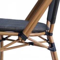 Gartenstühle aus Webstoff Schwarzbraun - Phantom (2er Set)^Wohnen Best