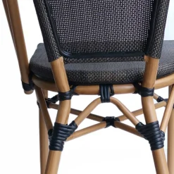 Gartenstühle aus Webstoff Schwarzbraun - Phantom (2er Set)^Wohnen Best