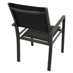 Gartenstühle mit Armlehnen modern - Ginko (2er Set)^Wohnen Discount