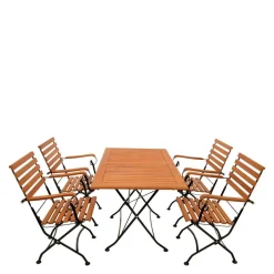 Gartentisch & Armlehnstühle klappbar - Pascarla (fünfteilig)^Wohnen Clearance