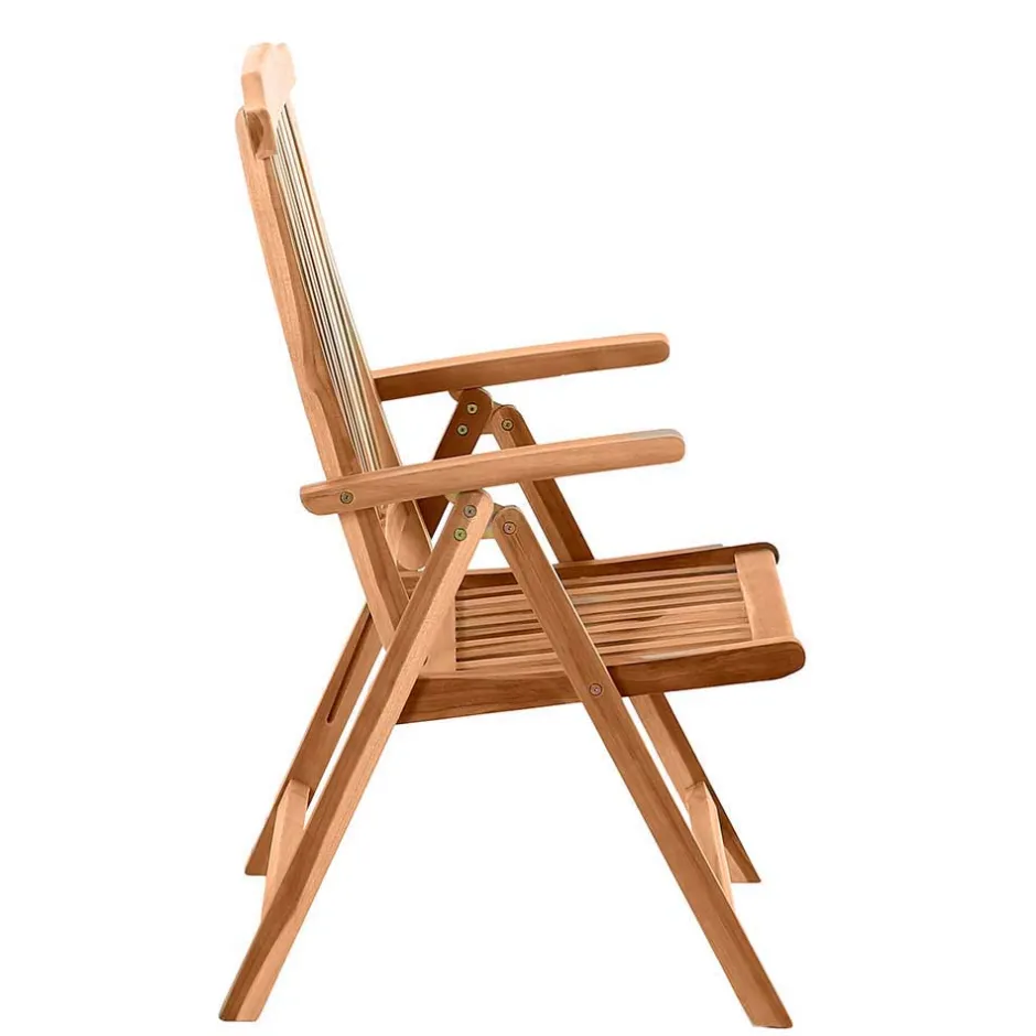 Gartentisch & Klappsessel aus Holz - Klahuma (fünfteilig)^Wohnen Clearance