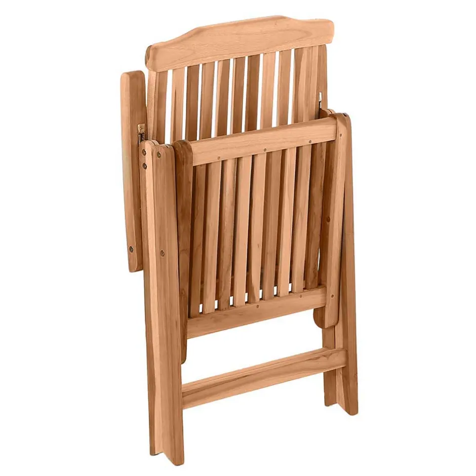 Gartentisch & Klappsessel aus Holz - Klahuma (fünfteilig)^Wohnen Clearance