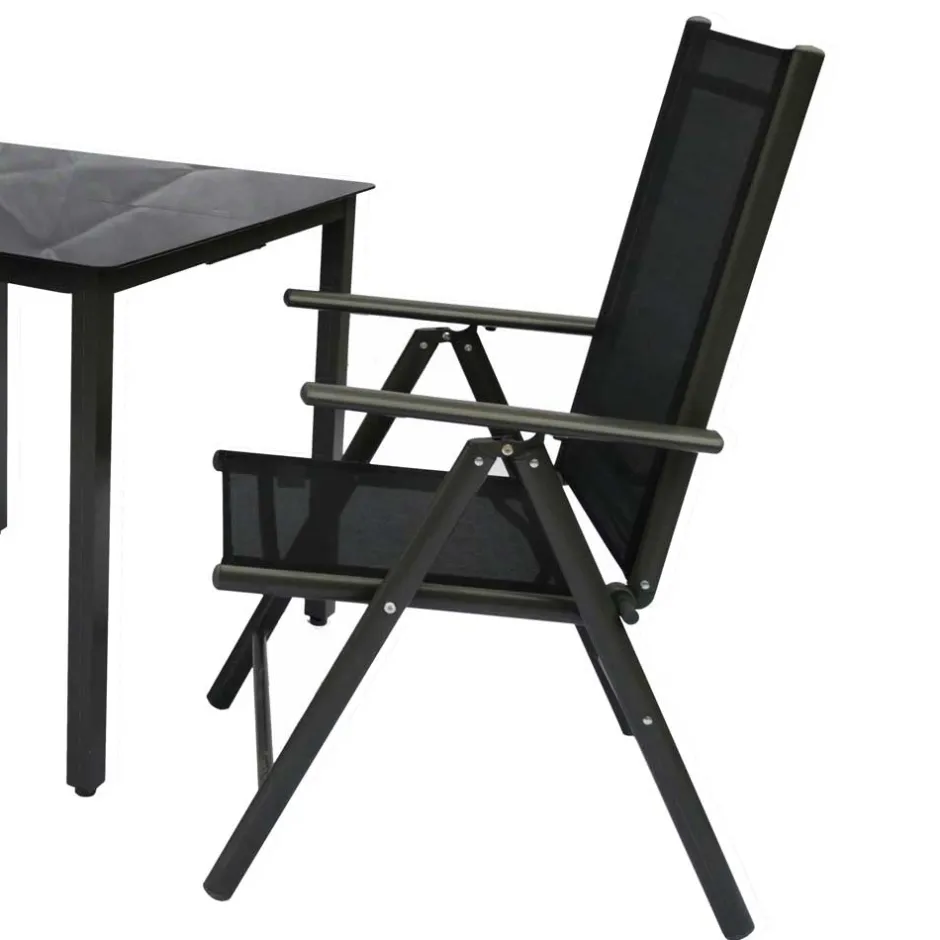 Wohnen Gartentisch & zwei Stühle Set - Neluna (dreiteilig)