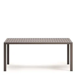 Gartentisch aus Aluminium in Braun - Luvenico^Wohnen New