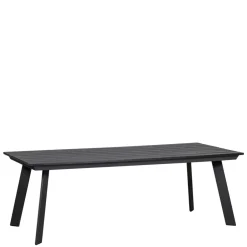 Wohnen Gartentisch aus Kunststoff in Holzoptik - Lourette