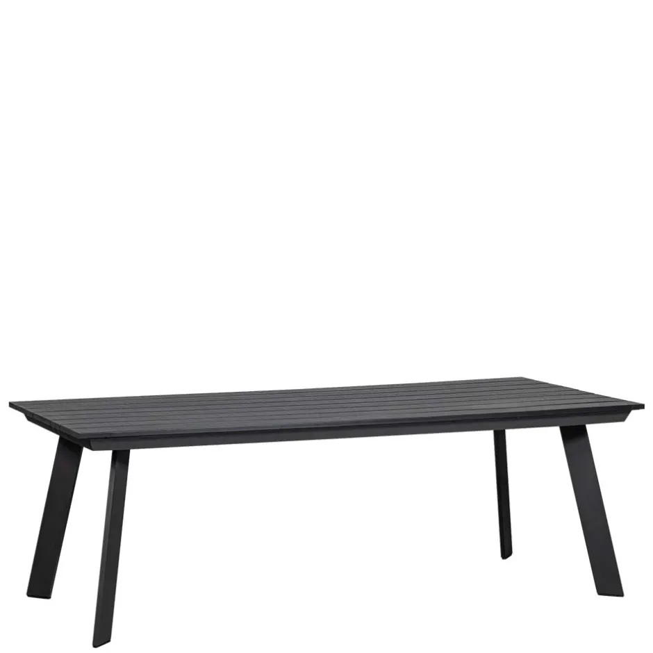 Wohnen Gartentisch aus Kunststoff in Holzoptik - Lourette