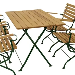 Gartentisch Essgruppe klappbar - Galazo (fünfteilig)^Wohnen Best