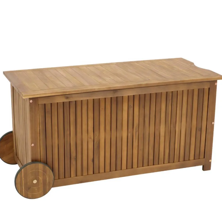 Wohnen Gartentruhe aus Akazie Massivholz - Bibulath