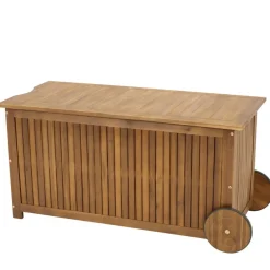 Wohnen Gartentruhe aus Akazie Massivholz - Bibulath