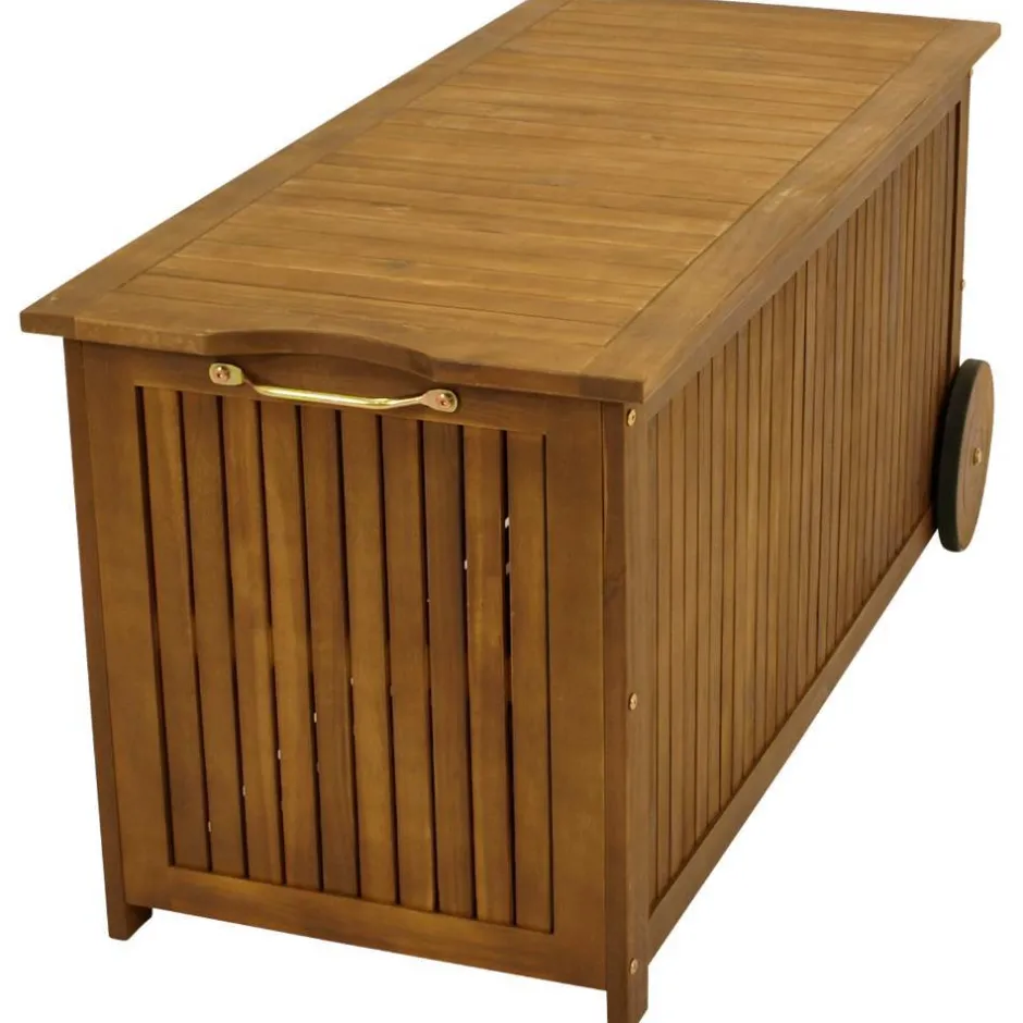 Wohnen Gartentruhe aus Akazie Massivholz - Bibulath