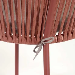 Geflecht Armlehnenstühle in Rotbraun - Udolpho (4er Set)^Wohnen New