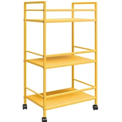 Gelber Servierwagen mit drei Etagen - Leviada^Wohnen Online