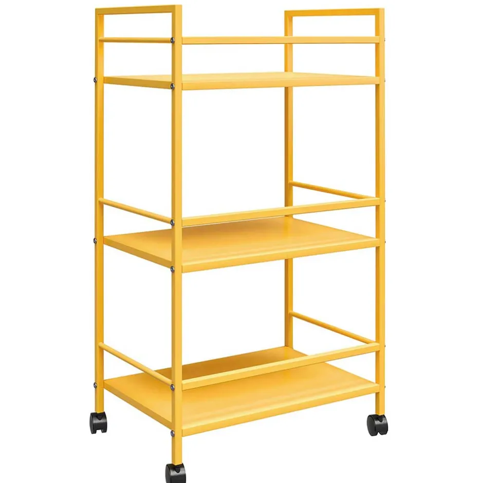 Gelber Servierwagen mit drei Etagen - Leviada^Wohnen Online