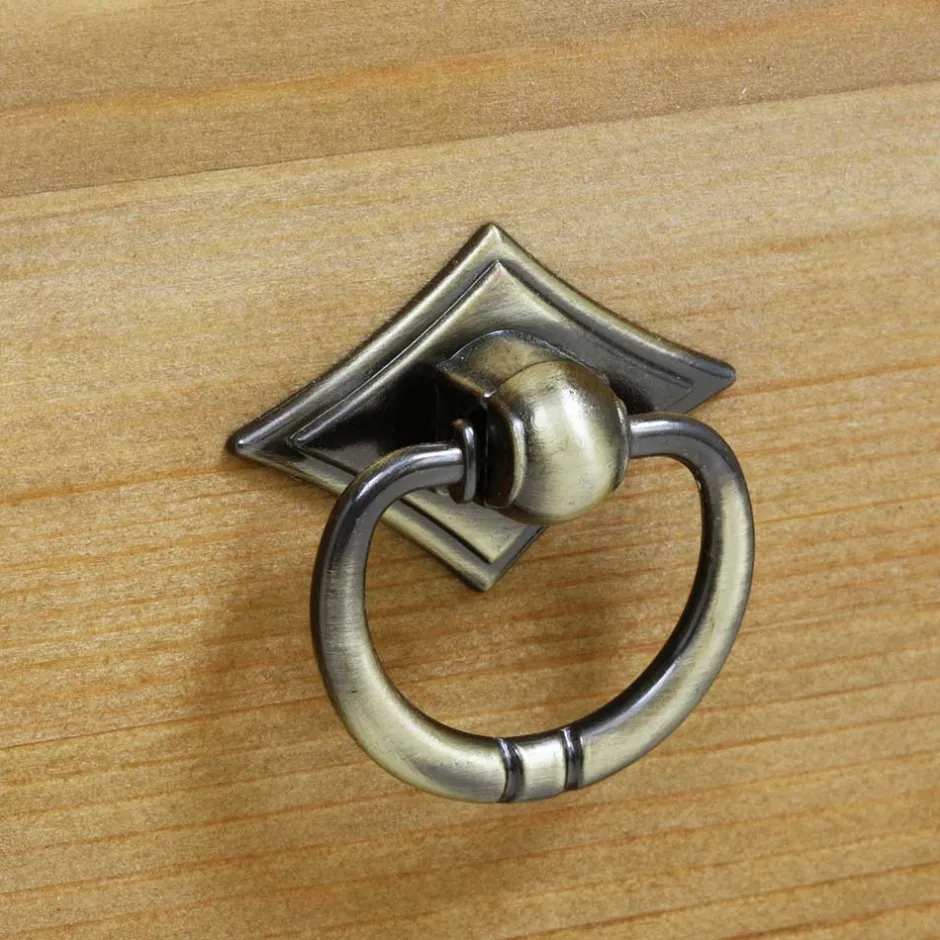 Wohnen Geölte Holz Vitrine in Kiefer Natur - Vinidad