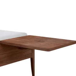 Wohnen Geöltes Bett in Braun Nussbaumholz - Rovigo