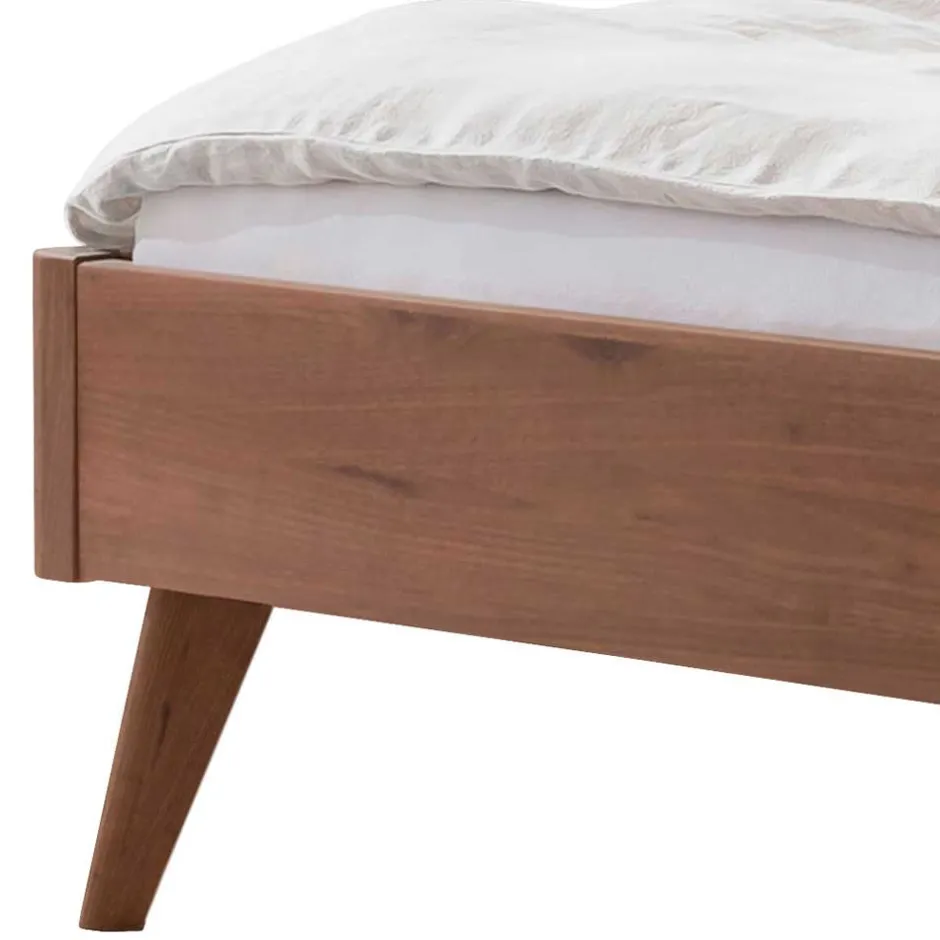 Wohnen Geöltes Bett in Braun Nussbaumholz - Rovigo