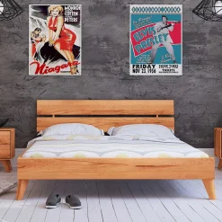 Geöltes Massivholzbett in 8 Größen - Junola^Wohnen Outlet