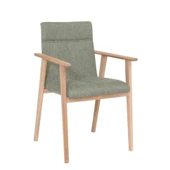 Wohnen Gemütlicher Esstischstuhl mit Armlehnen - Pusadon