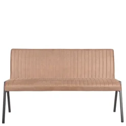 Wohnen Gepolsterte Bank fürs Esszimmer in Hellbraun - Uminga