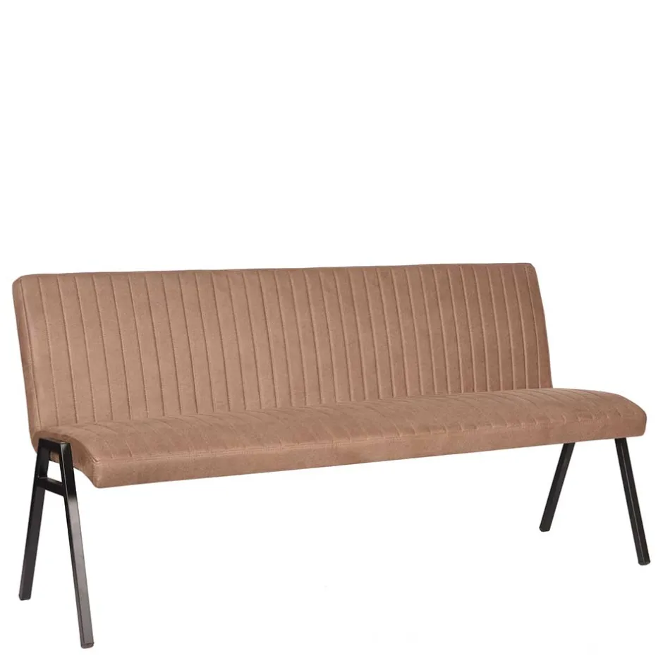 Wohnen Gepolsterte Bank fürs Esszimmer in Hellbraun - Uminga