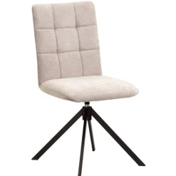 Gepolsterte Drehstühle in Beige - Fleur (2er Set)^Wohnen Discount