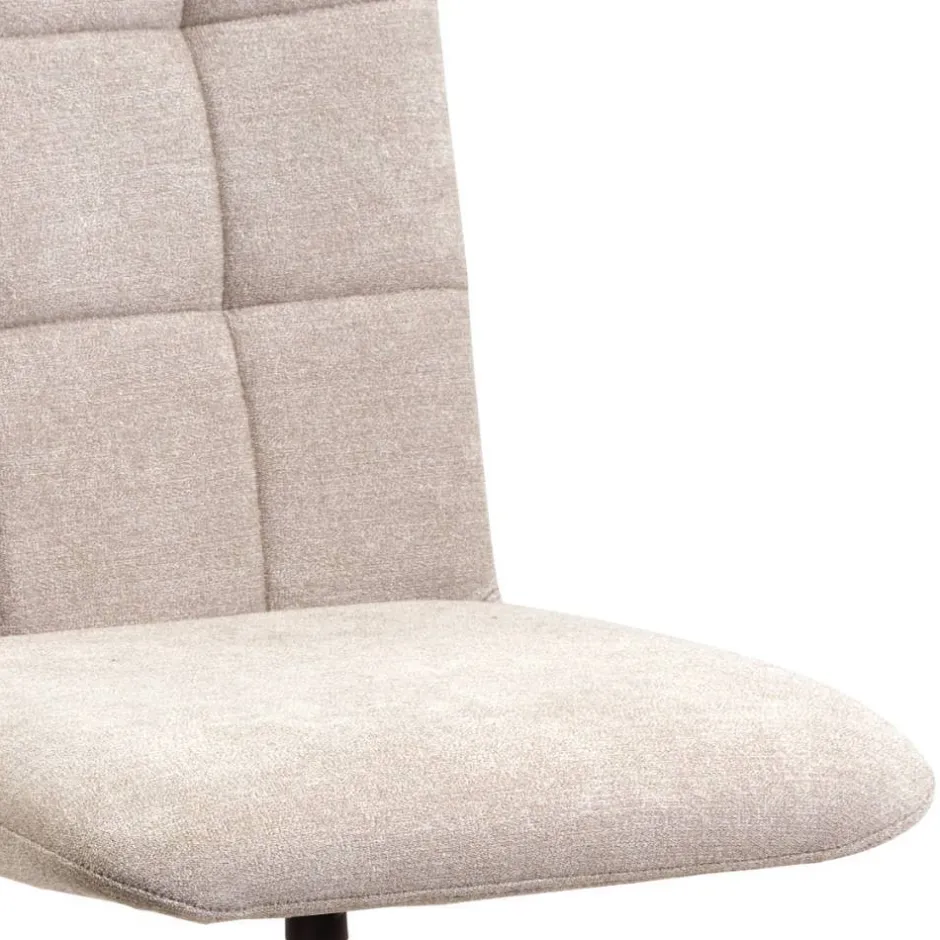 Gepolsterte Drehstühle in Beige - Fleur (2er Set)^Wohnen Discount