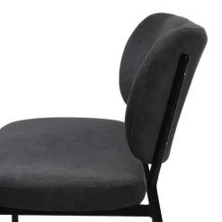 Gepolsterte Esstischbank in Dunkelgrau - Julisk^Wohnen