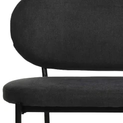 Gepolsterte Esstischbank in Dunkelgrau - Julisk^Wohnen