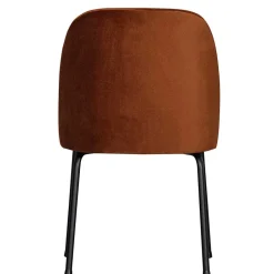 Gepolsterte Samtstühle in Rost Braun - Licasia (2er Set)^Wohnen