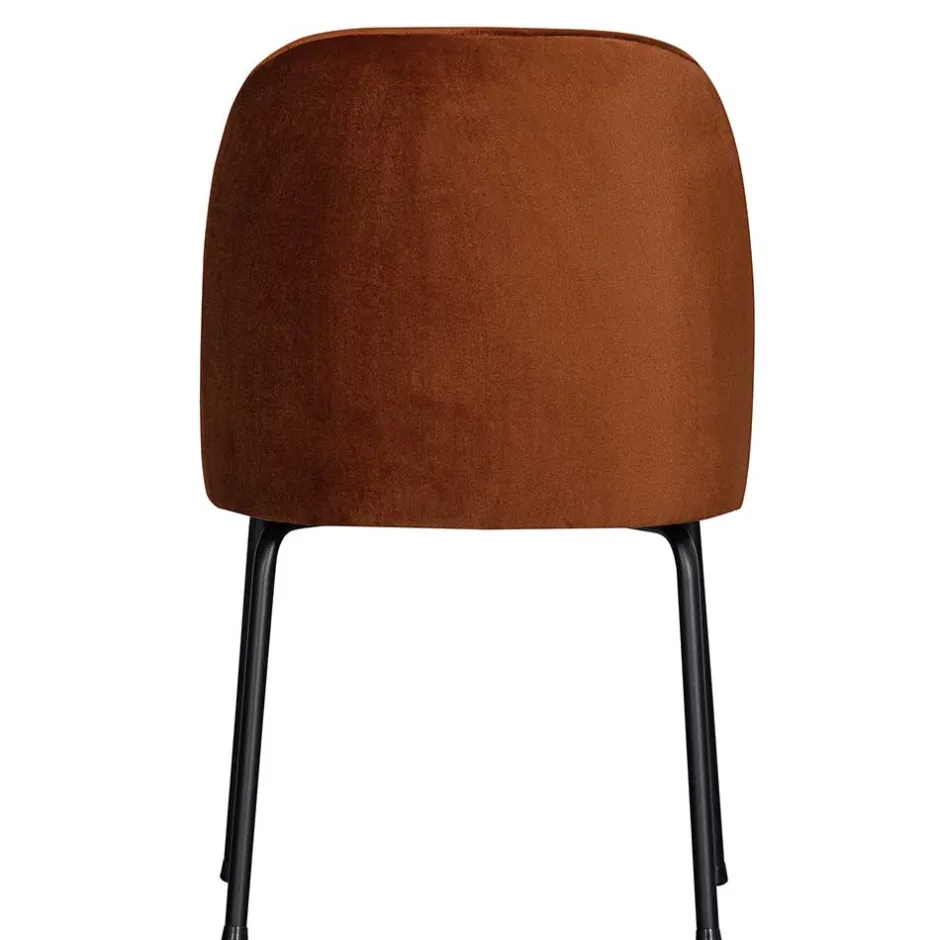 Gepolsterte Samtstühle in Rost Braun - Licasia (2er Set)^Wohnen